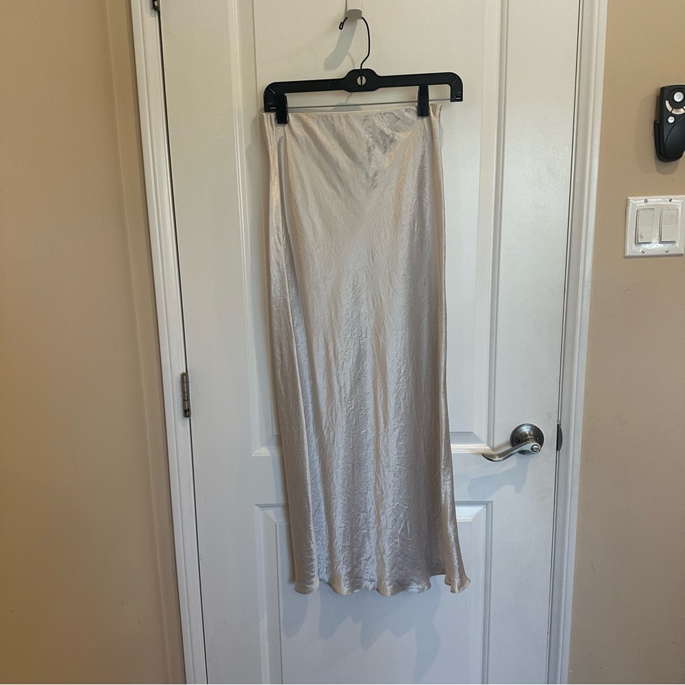 ARITZIA Slip Satin Maxi Skirt